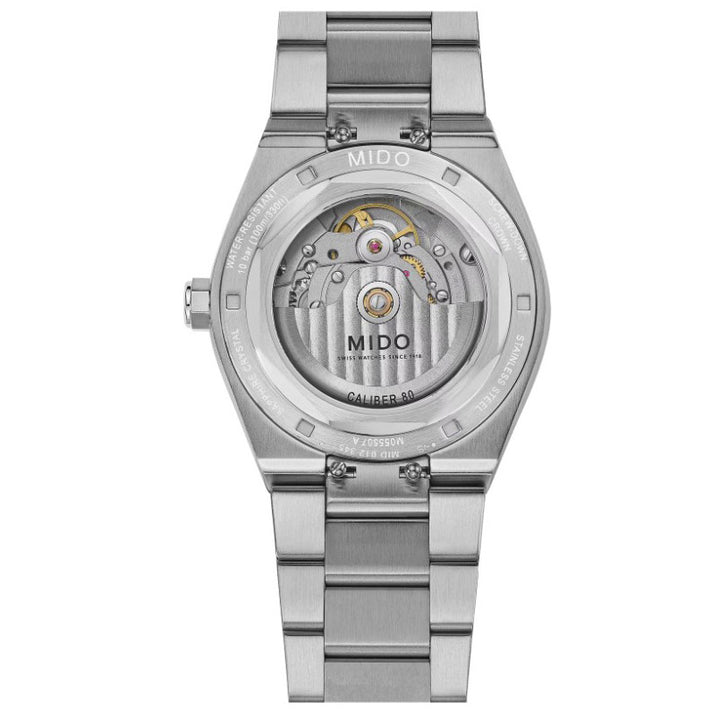 Mido horloge Multifort 8 One Crown zwart 40mm automatisch staal M055.507.11.051.00