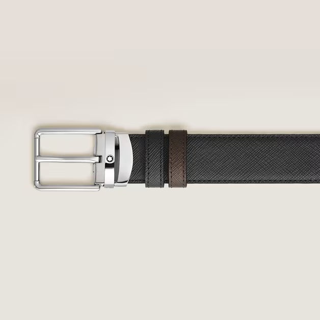 Montblanc reversible belt 30 mm Everyday Sartorial leather black/brown 222359