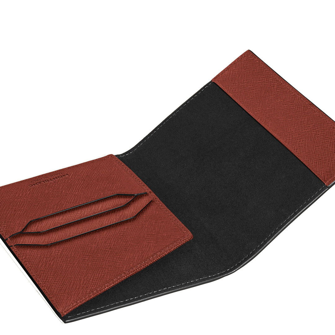 Montblanc Sartorial lederen paspoorthouder rood eiken 223061