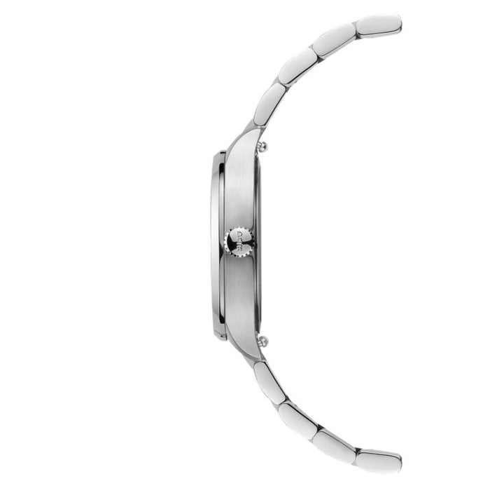 Mido-Uhr Multifort TV 28 mm Perlmuttdiamanten Quarzstahl M049.110.11.116.00
