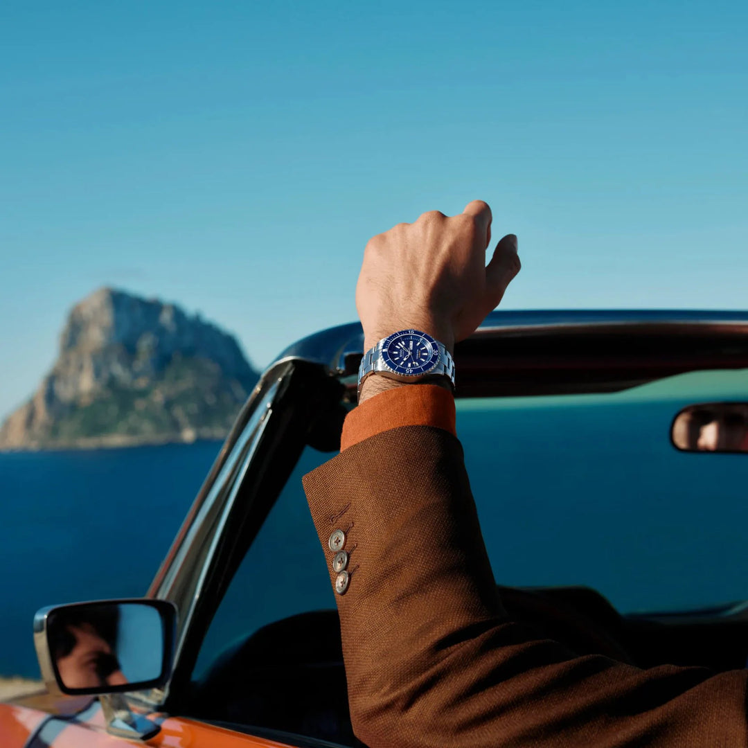 Mido horloge Ocean Star 200 41mm blauw automatisch staal M026.930.11.041.00