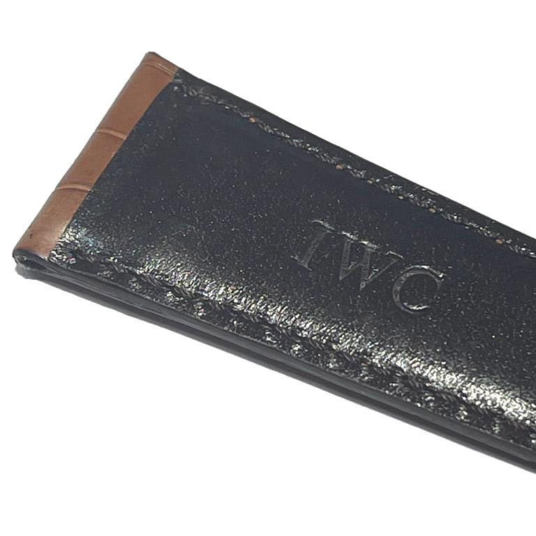 IWC Broken Mophak Alligator Moper Broken 22/16 voor Ardiglione IWA00947 22/16 Buckle