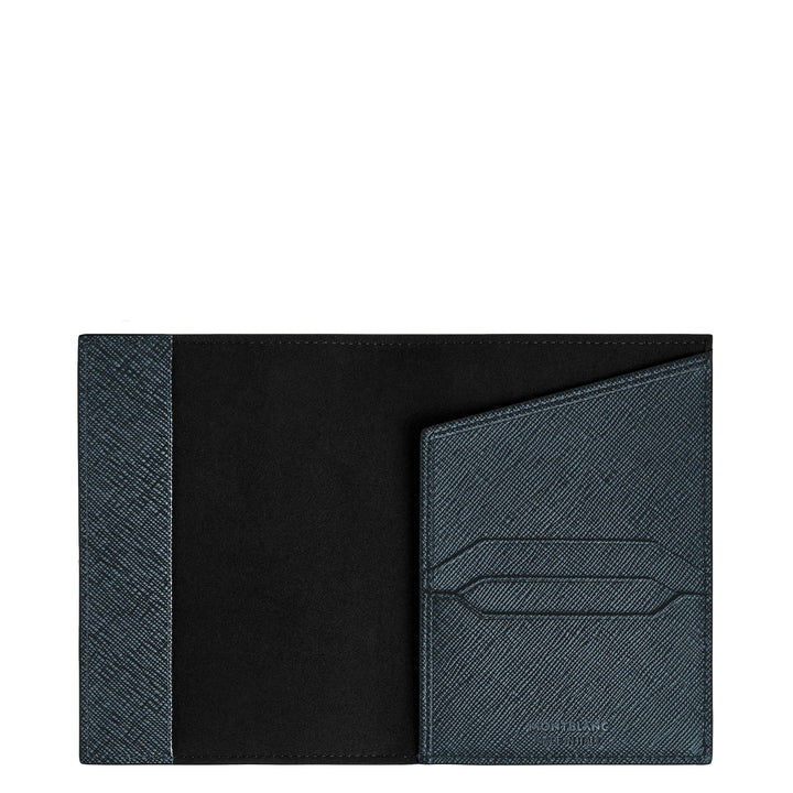 Montblanc Sartorial Tweed Blue Reisepassetui 220433