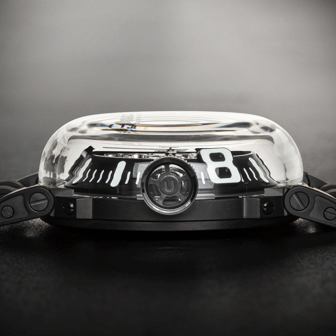 U-BOAT horloge U-65 44mm wit automatisch staal zwarte PVD afwerking 3349