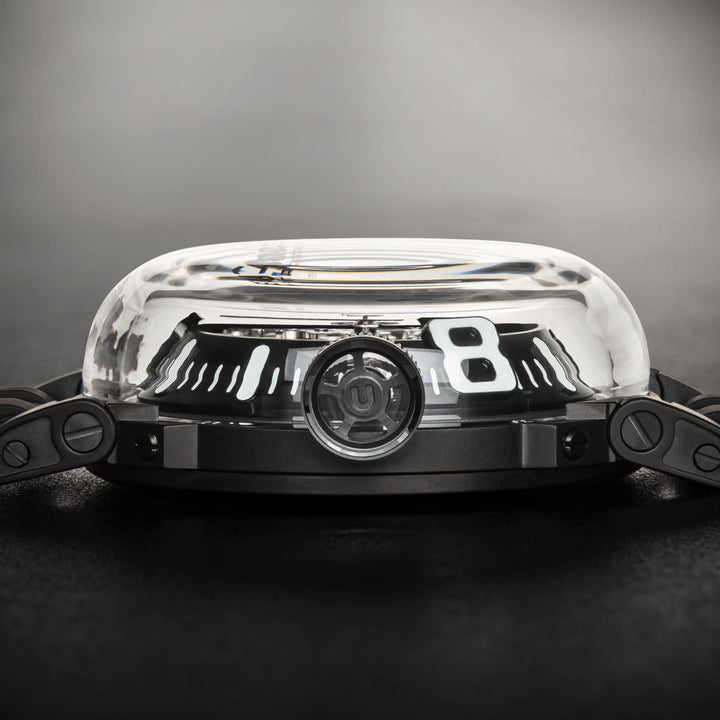 U-BOAT horloge U-65 44mm wit automatisch staal zwarte PVD afwerking 3349