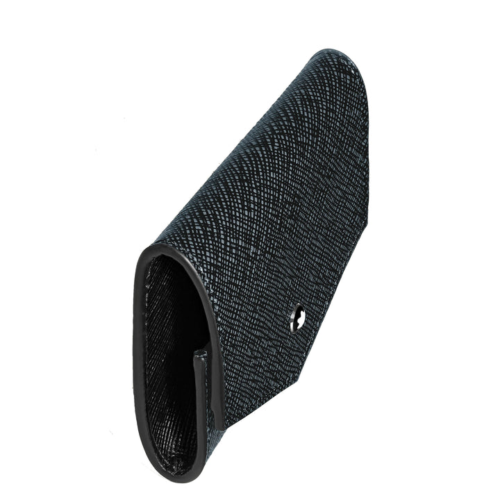Montblanc Sartorial blaue Tweed-Geldbörse 220348