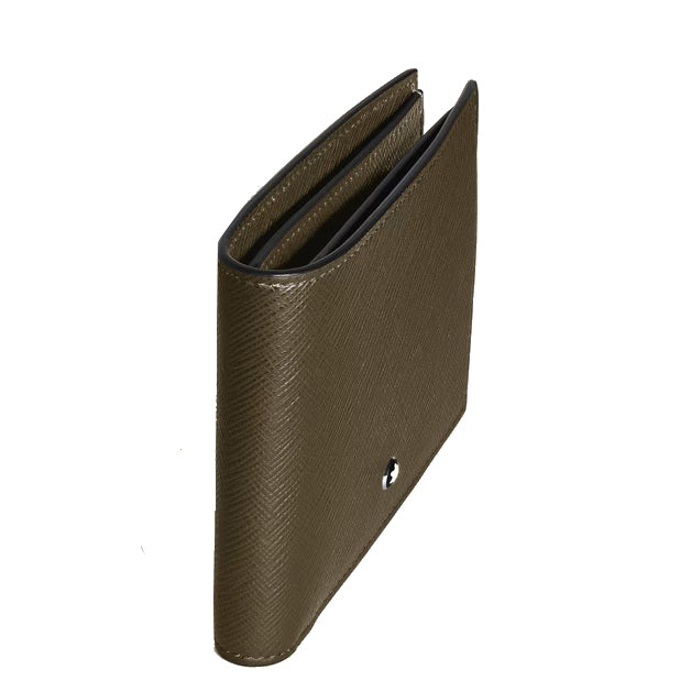 Montblanc Sartorial kaki leren portemonnee 221362