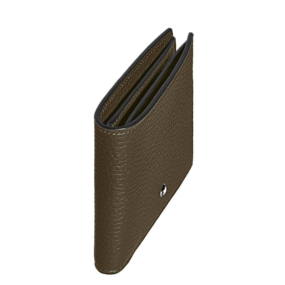 Montblanc wallet 6cc khaki 220197