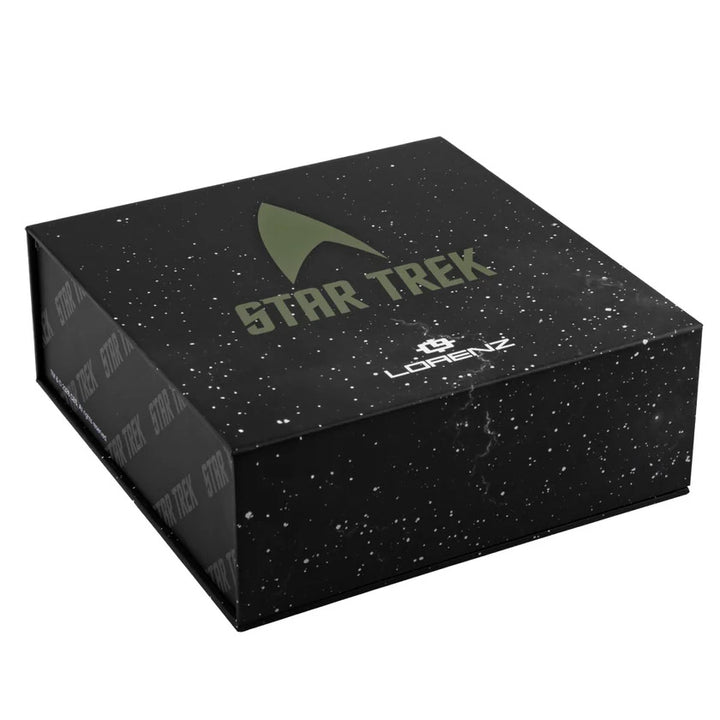 Lorenz STAR TREK Klingon horloge 40x36 mm groen kwartsstaal groene PVD-afwerking 030287KL