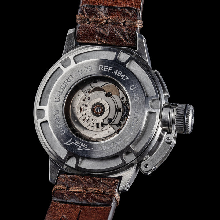 U-BOAT Classic watch U-46 46mm beige automatic steel 4647