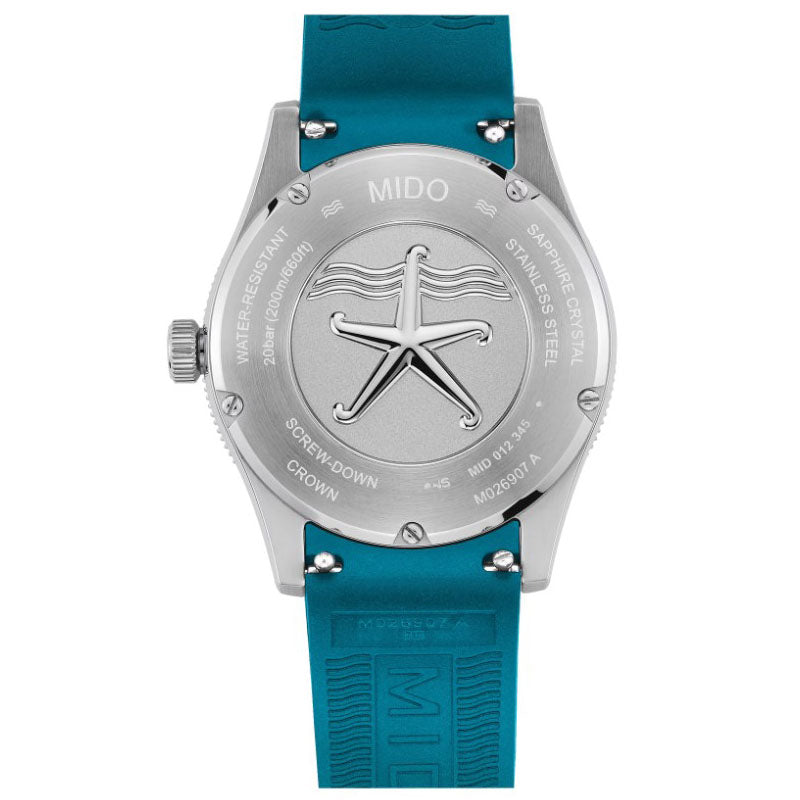 Mido horloge Ocean Star Special Edition 39mm blauw automatisch staal M026.907.11.041.01