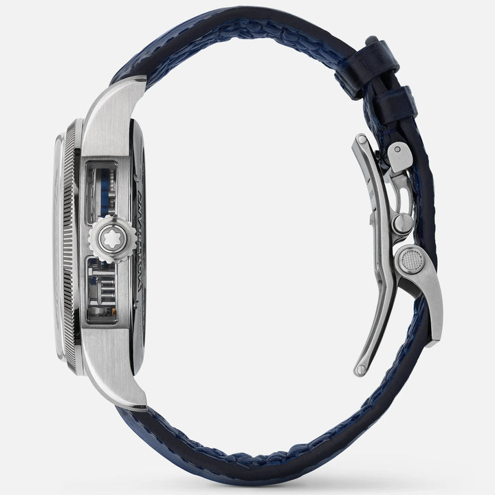 Montblanc horloge 1858 The Unveiled Minerva Chronograph Limited Edition - 100 stuks 43 mm skelet handmatig staal 133296