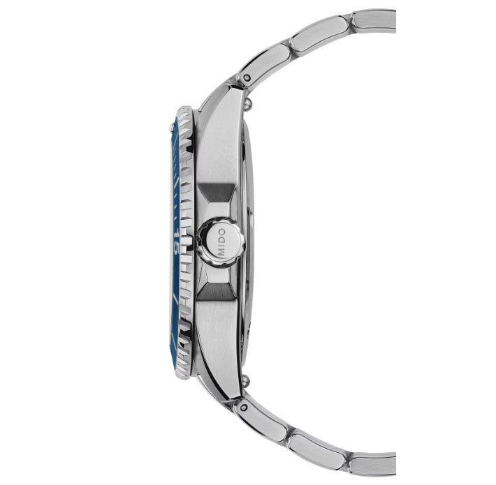Mido horloge Ocean Star 200 41mm blauw automatisch staal M026.930.11.041.00