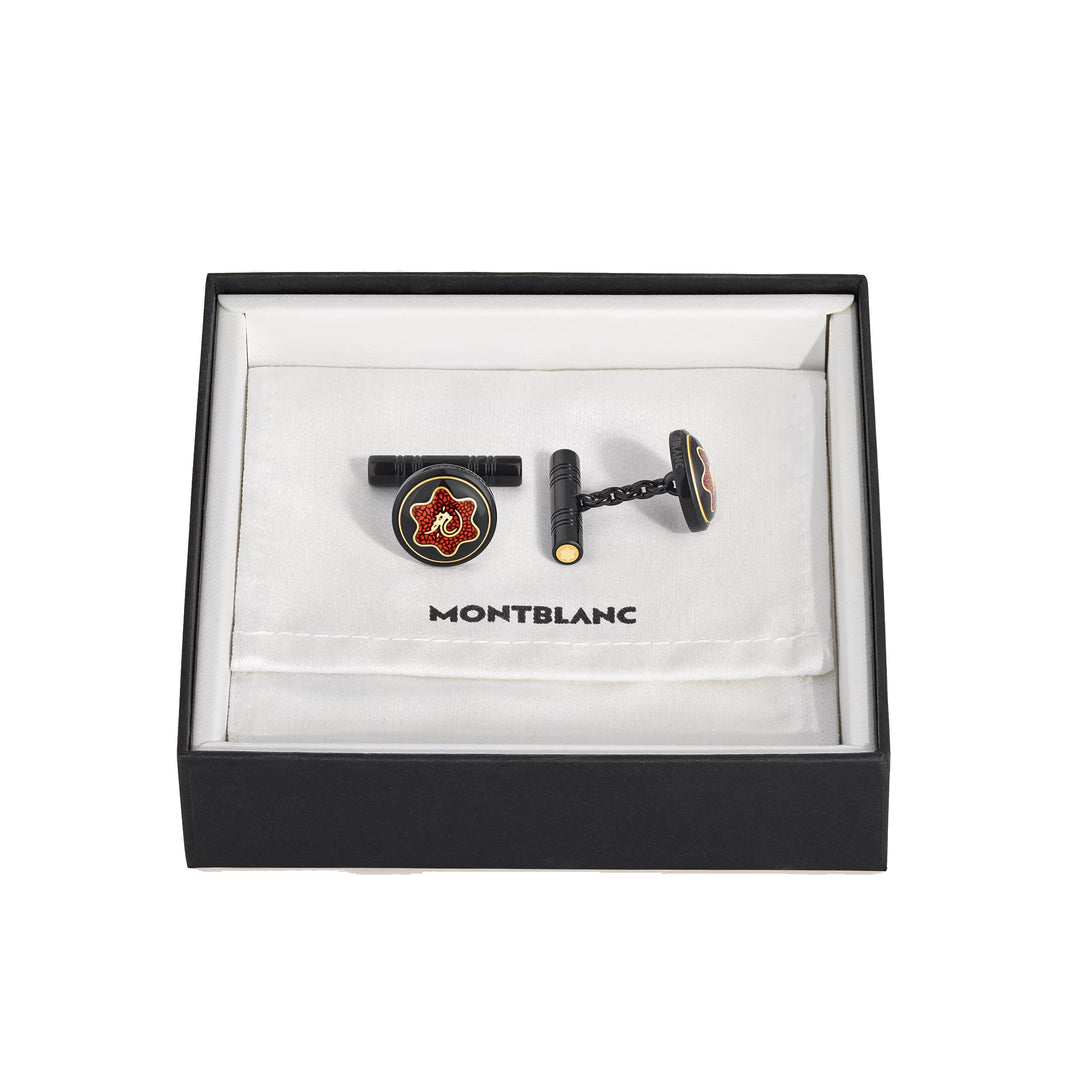 Montblanc manchetknopen Great Characters Homage to Bruce Lee 135971