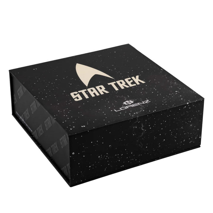 Lorenz STAR TREK Command Uhr 40x36 mm grüner Quarzstahl, goldfarbenes PVD-Finish 030287KK