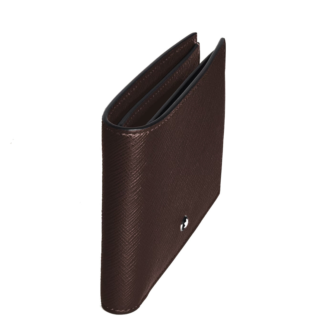 Montblanc 6cc wallet in ebony Sartorial leather 222995