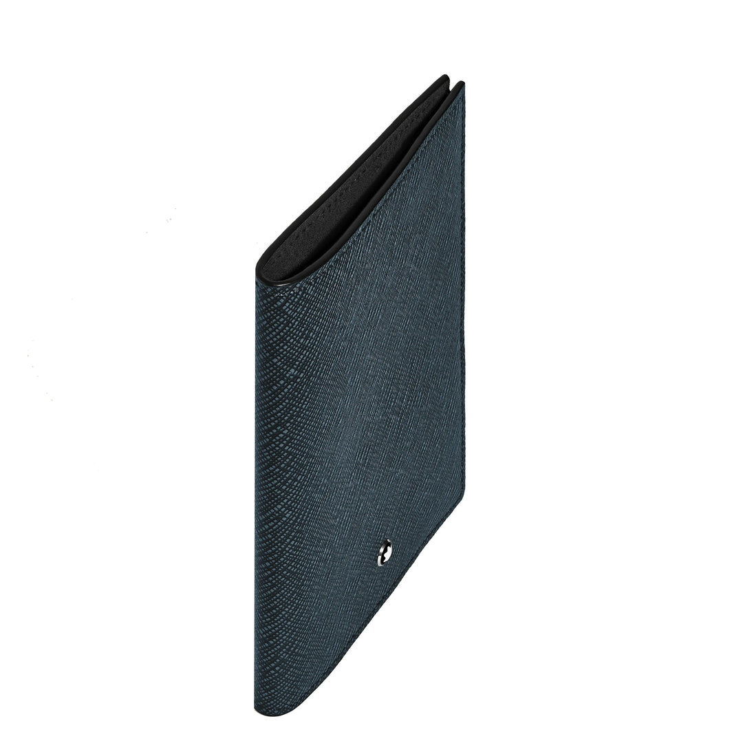 Montblanc Sartorial Tweed Blue Reisepassetui 220433