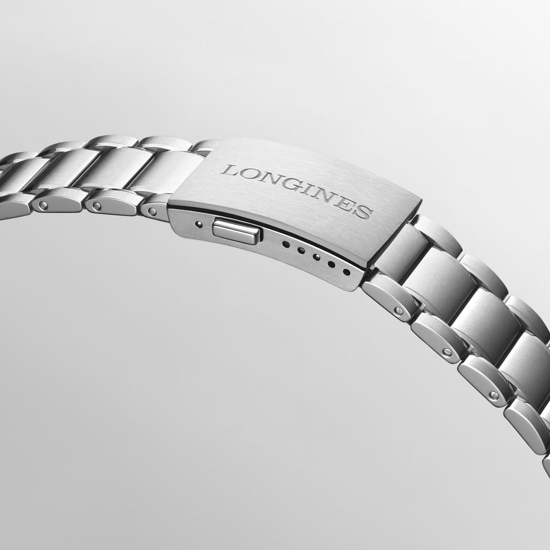 Longines watch Spirit Zulu Time 39mm black automatic steel L3.802.4.50.6