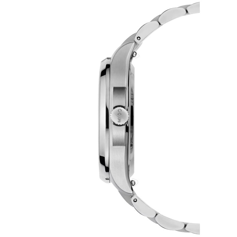 Mido horloge Multifort TV 35 34x35mm blauw parelmoer diamanten automatisch staal M049.307.11.136.00