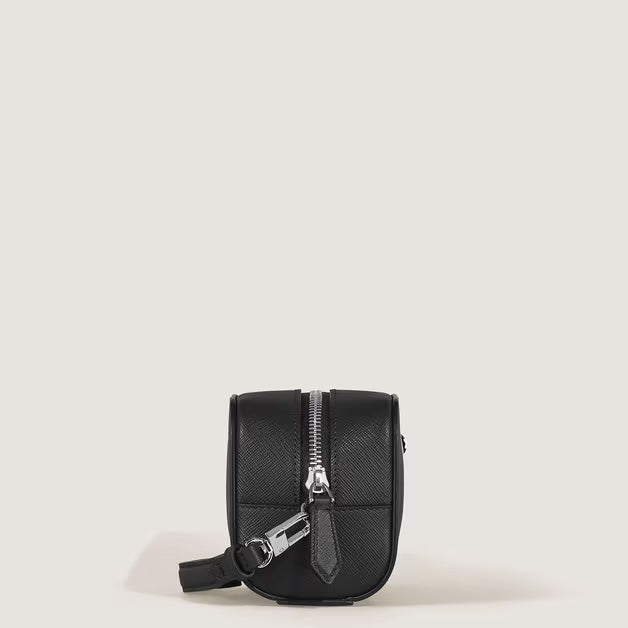Montblanc small Sartorial black leather toiletry bag 221572