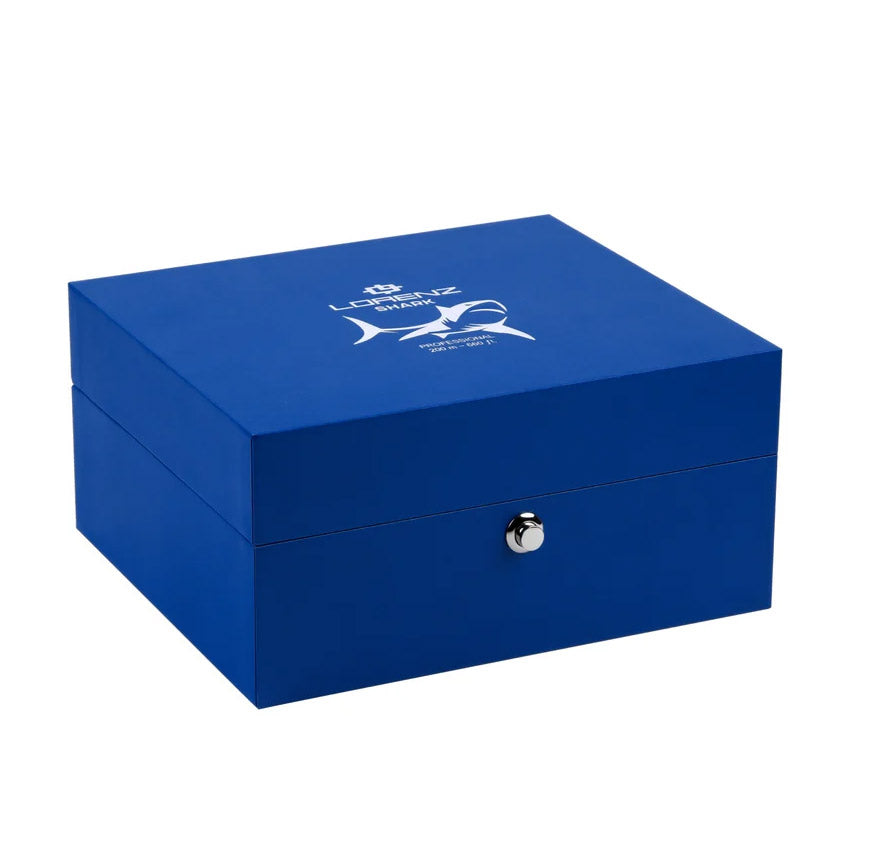 Lorenz Shark 5 Chrono horloge 42 mm parelmoer blauw kwartsstaal 030285BB