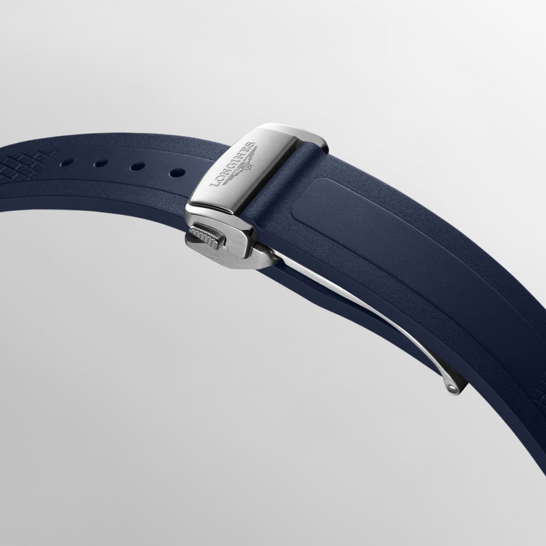 Longines Conquest 38mm blauw automatisch stalen horloge L3.720.4.92.9