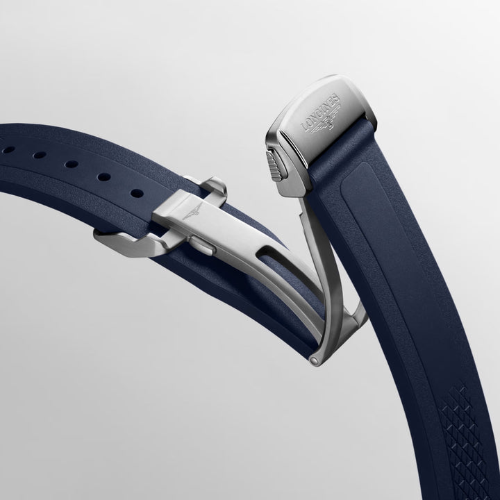Longines Conquest 38mm blauw automatisch stalen horloge L3.720.4.92.9