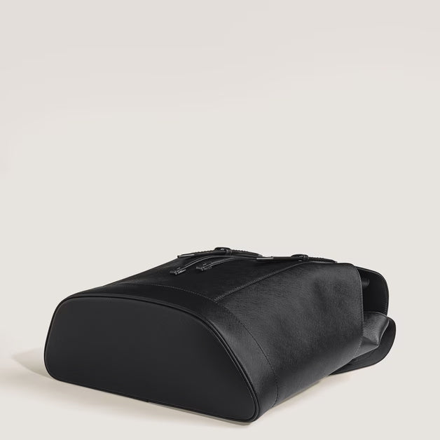 Montblanc mittlerer Sartorial Lederrucksack schwarz 220421