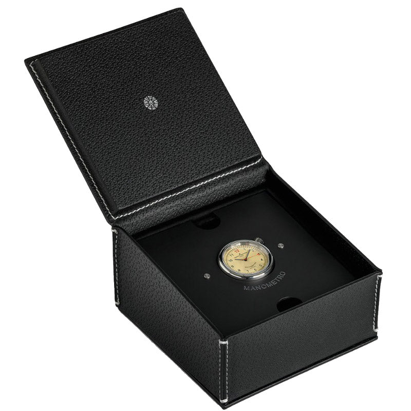 Giuliano Mazzuoli Manometer watch 45mm ivory automatic steel MRP01N