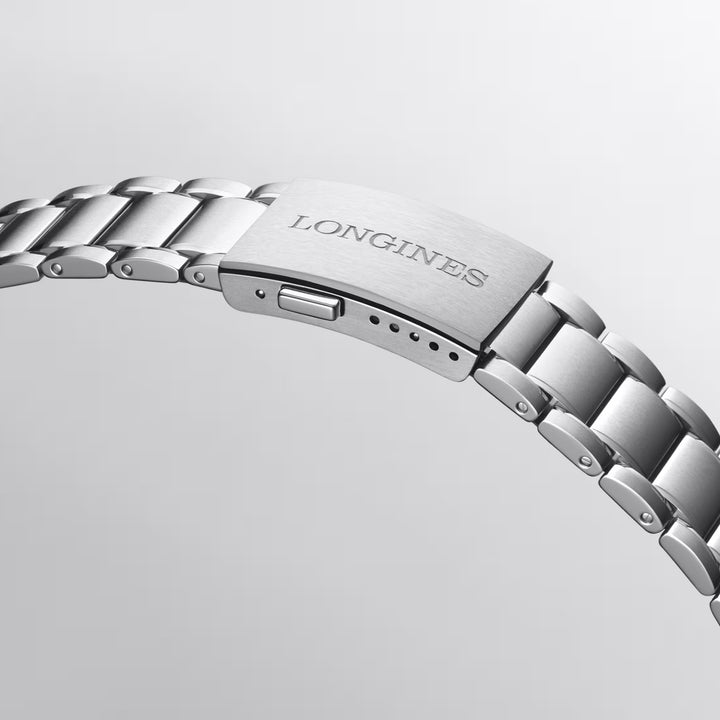 Longines Uhr Spirit Zulu Time 39 mm Anthrazit Automatik Stahl L3.802.4.63.6