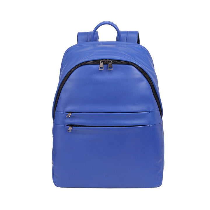DUDU Leather Backpack for Men and Women, PC holder up to 15.6" MacBook 16 Inch, 20 Liter Travel Backpack, Office Work Backpack with an Elegant Essential Design