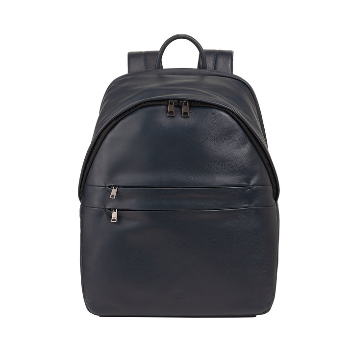 DUDU Leather Backpack for Men and Women, PC holder up to 15.6" MacBook 16 Inch, 20 Liter Travel Backpack, Office Work Backpack with an Elegant Essential Design