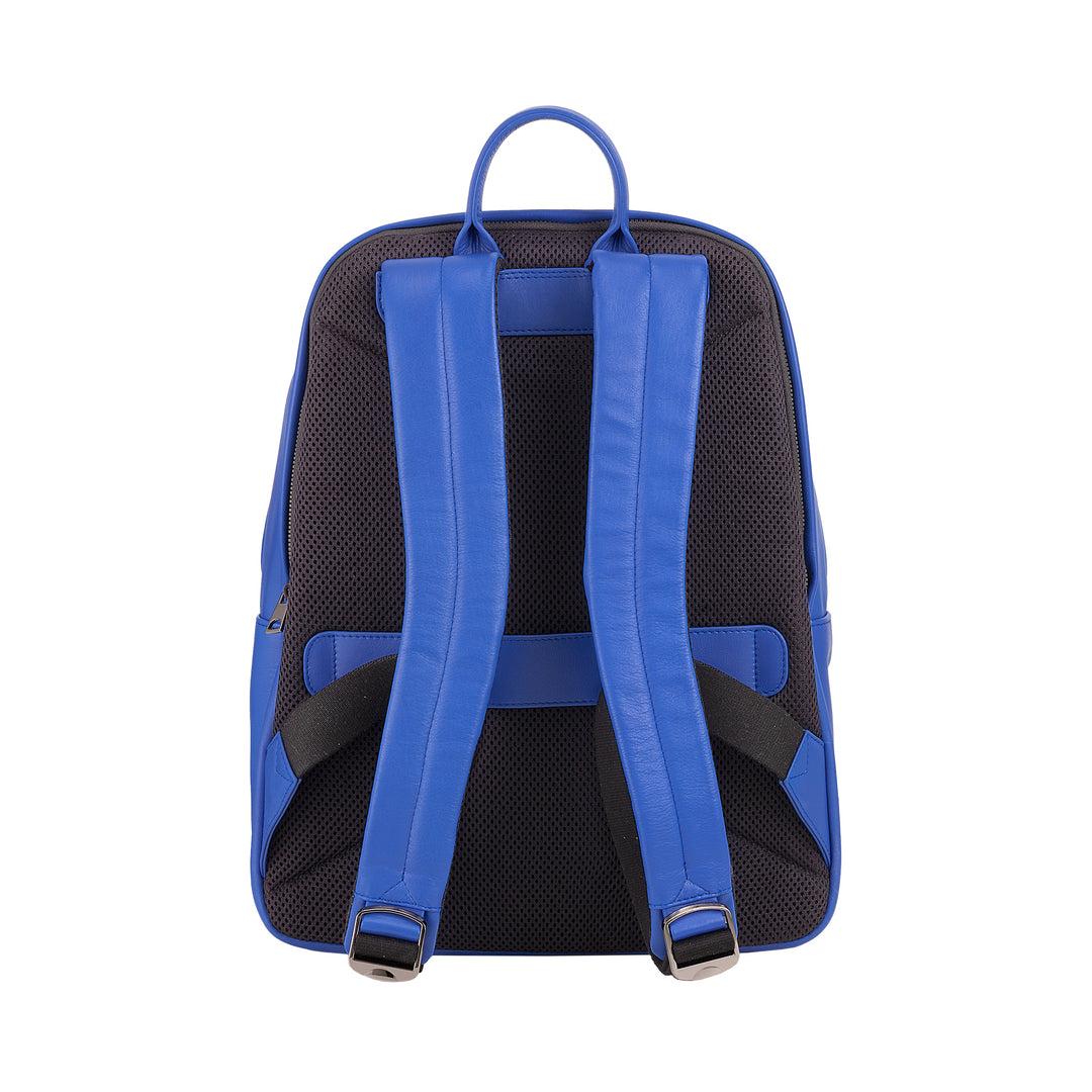 DUDU Leather Backpack for Men and Women, PC holder up to 15.6" MacBook 16 Inch, 20 Liter Travel Backpack, Office Work Backpack with an Elegant Essential Design