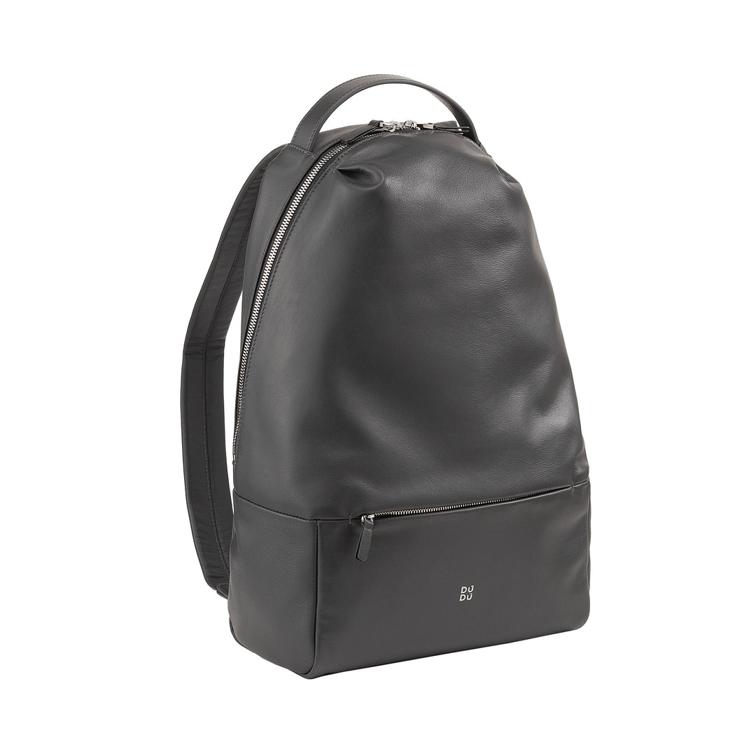 DUDU Herren-Sportrucksack aus mehrfarbigem Leder, weicher, farbiger Damen-Rucksack mit Diebstahlsicherungstasche