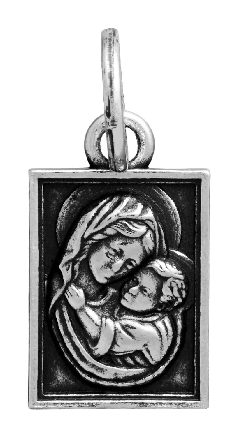 Giovanni Raspini Charm hanger Madonna met kind Silver 925 11704