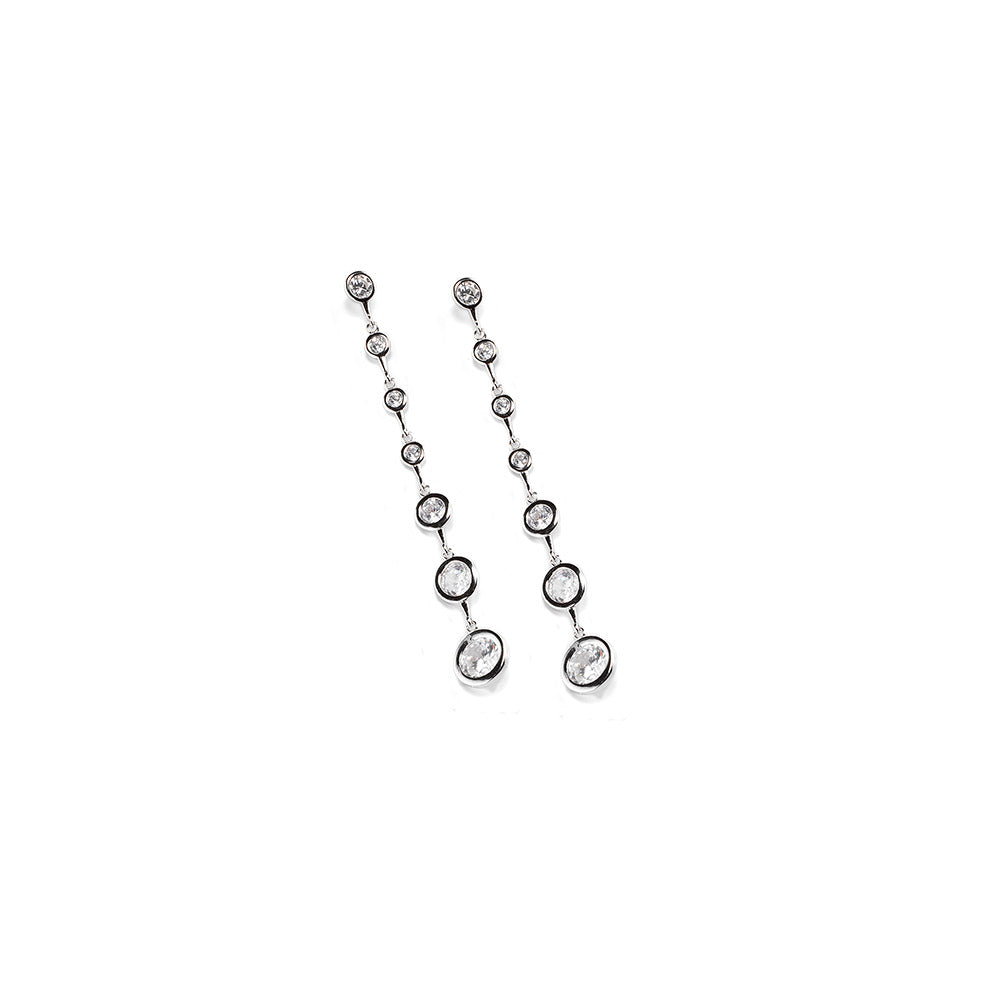 Soevereinen lichte oorbellen verzameling zilver 925 kubieke zirconia J5290