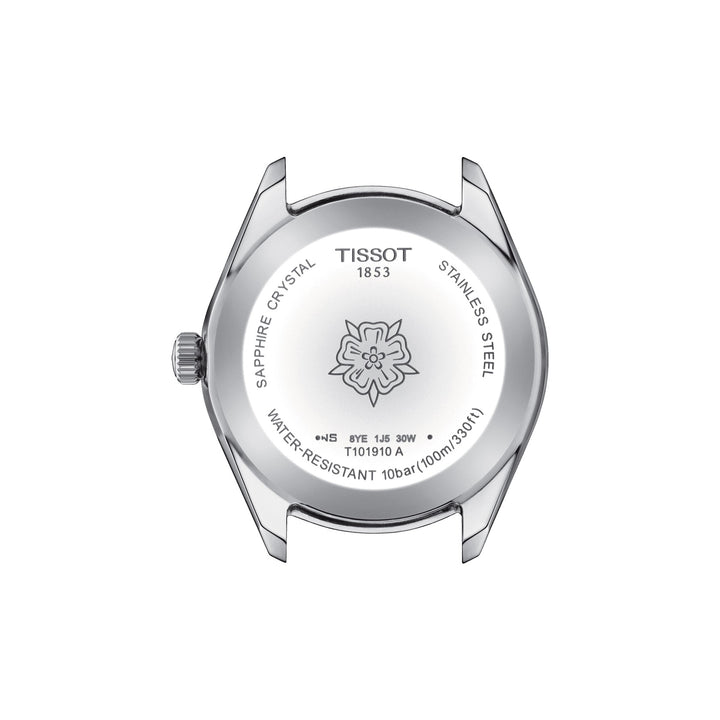 Tissot Watch PR 100 Lady Sport Chic 36mm Blue Quartz Steel T101.910.11.351.00 uur