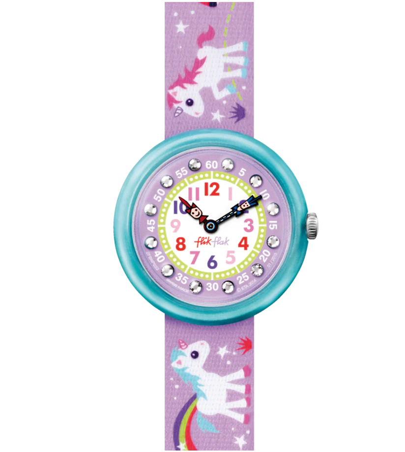 Flik Flak Magical Unicorns Sunny Hours 32mm Fbnp033 watch