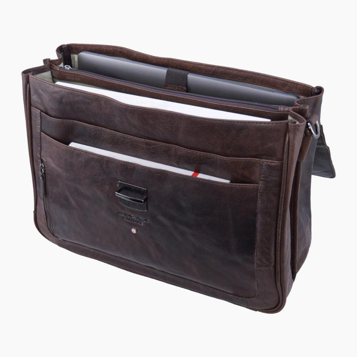 Aeronautica Militare Professionele laptoptas Vintage AM304-MO - Capodagli 1937
