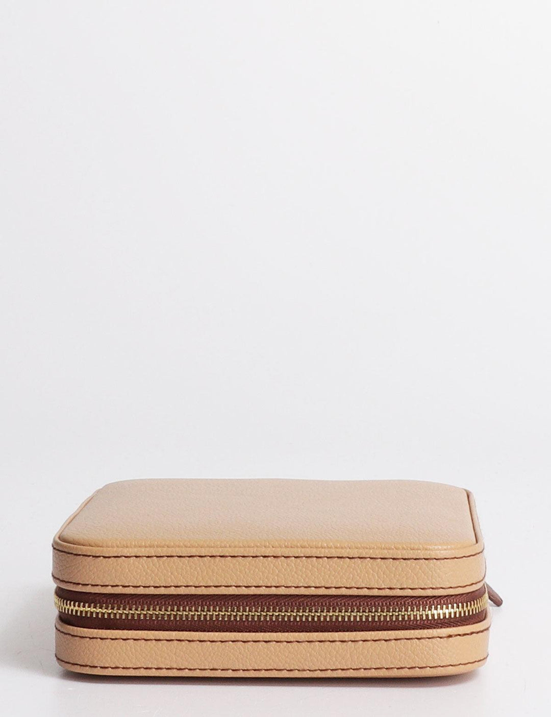 Friedrich23 Ascot Schmucketui mit Reißverschluss Beige 26113-8 - Capodagli 1937