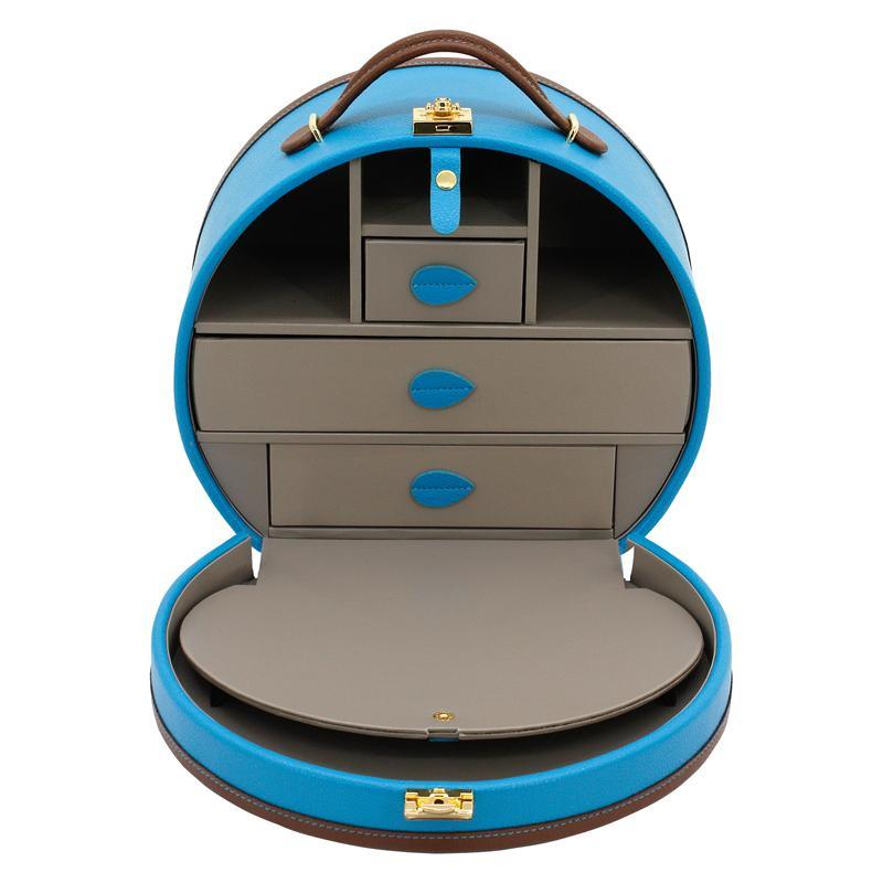 Jewelery box Friedrich23 Ascot Azure Blue 32030-5 - Capodagli 1937