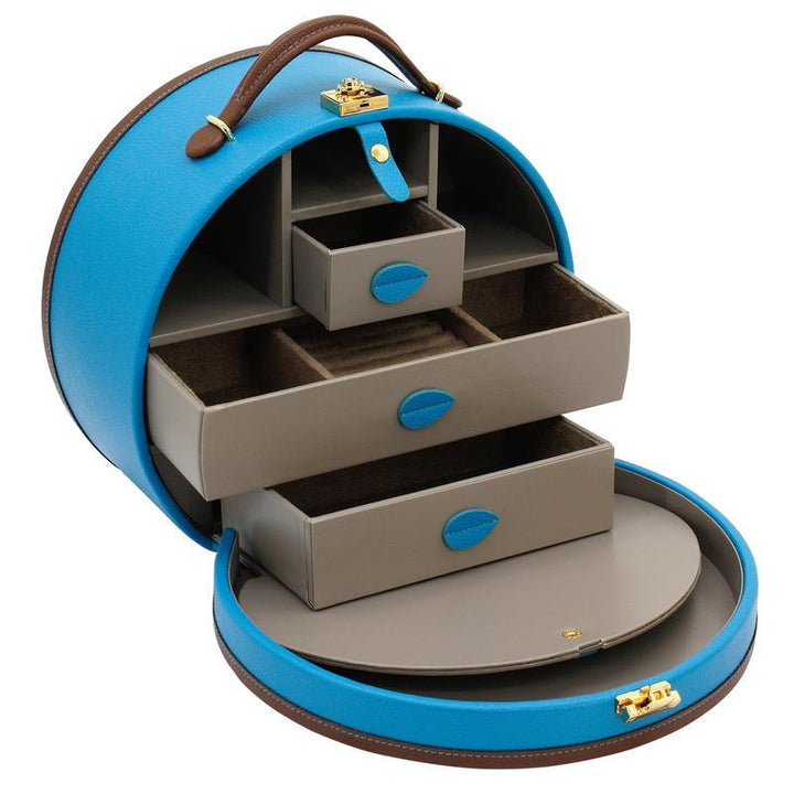 Jewelery box Friedrich23 Ascot Azure Blue 32030-5 - Capodagli 1937