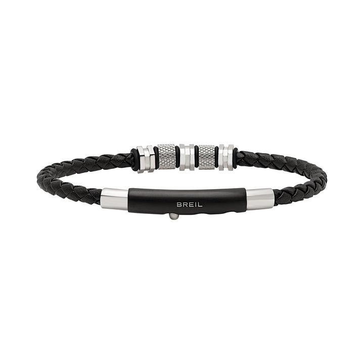 Breil bracciale Wanderlust acciaio pelle TJ3374 - Capodagli 1937