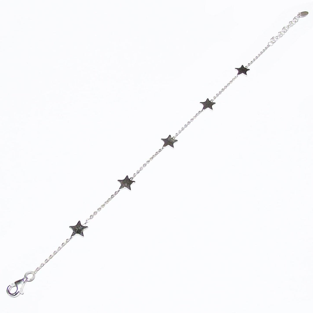 Capodagli bracciale 5 Stelle argento 925 CPD-BRA-ARG-0004-B - Capodagli 1937