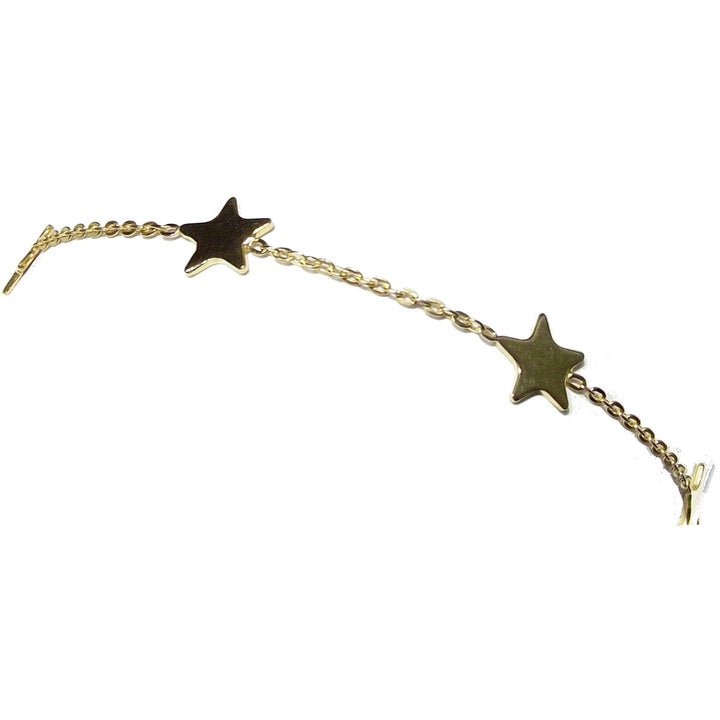 Capodagli bracciale 5 Stelle argento 925 finitura PVD oro giallo CPD-BRA-ARG-0004-G - Capodagli 1937