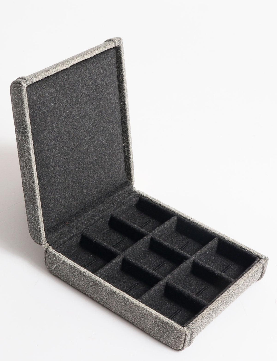 Friedrich23 Cubano 9-Sitzer-Manschettenknopfbox Grau 27033-8 - Capodagli 1937