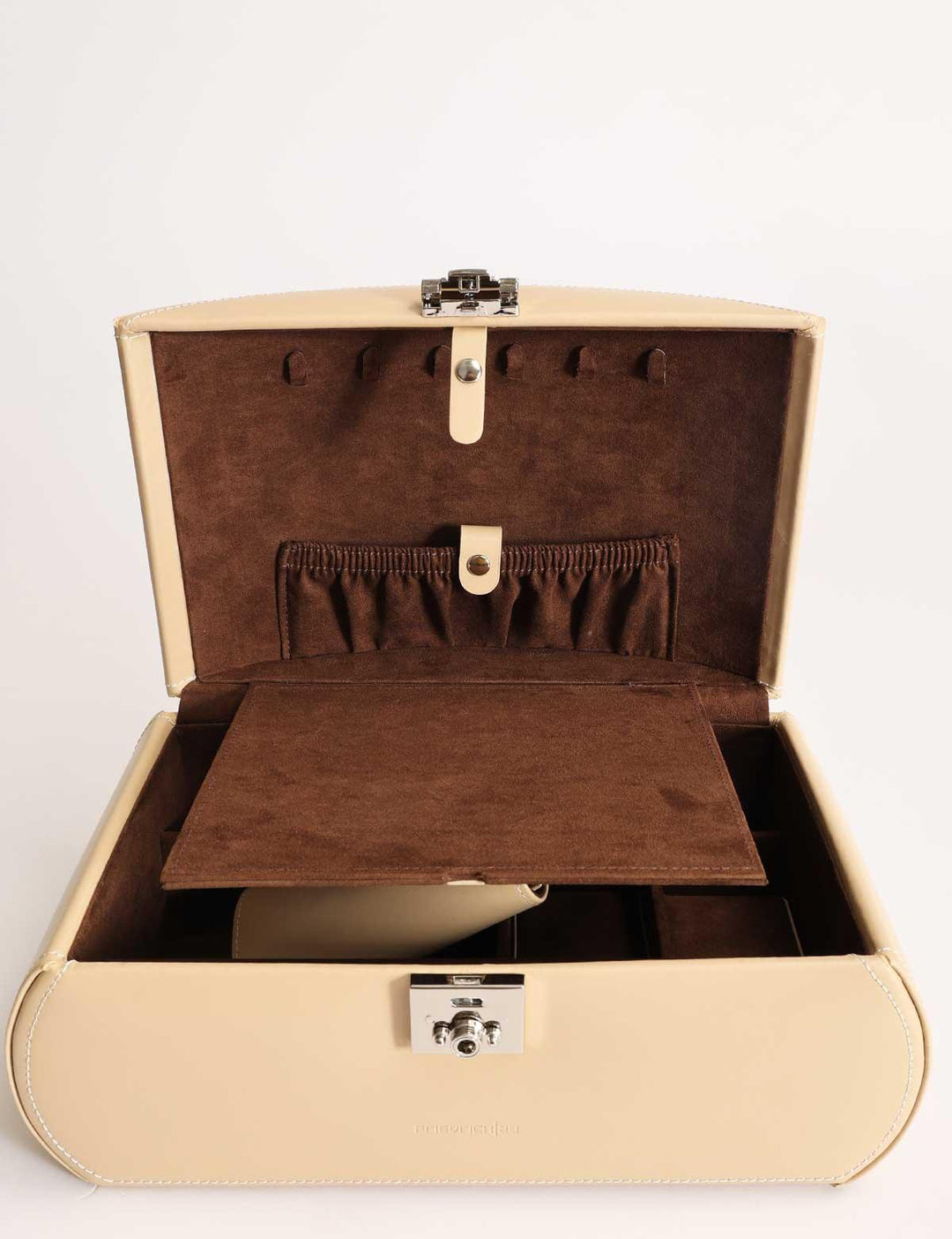 Friedrich23 Cordoba flache Beige Schmuckschatulle 26480-8 - Capodagli 1937