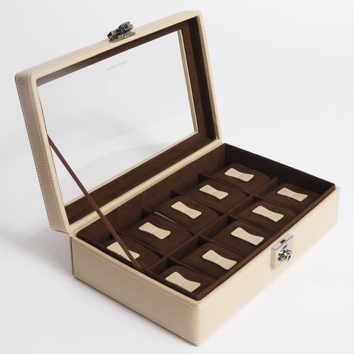 Friedrich23 Cordoba horlogedoos 10 plaatsen Beige 26215-8 - Capodagli 1937