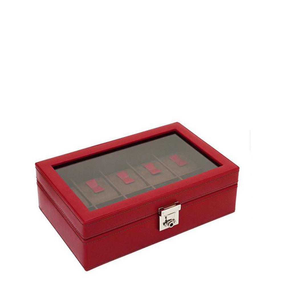 Friedrich23 Cordoba 10-Sitzer-Uhrenbox Rot 26215-4 - Capodagli 1937