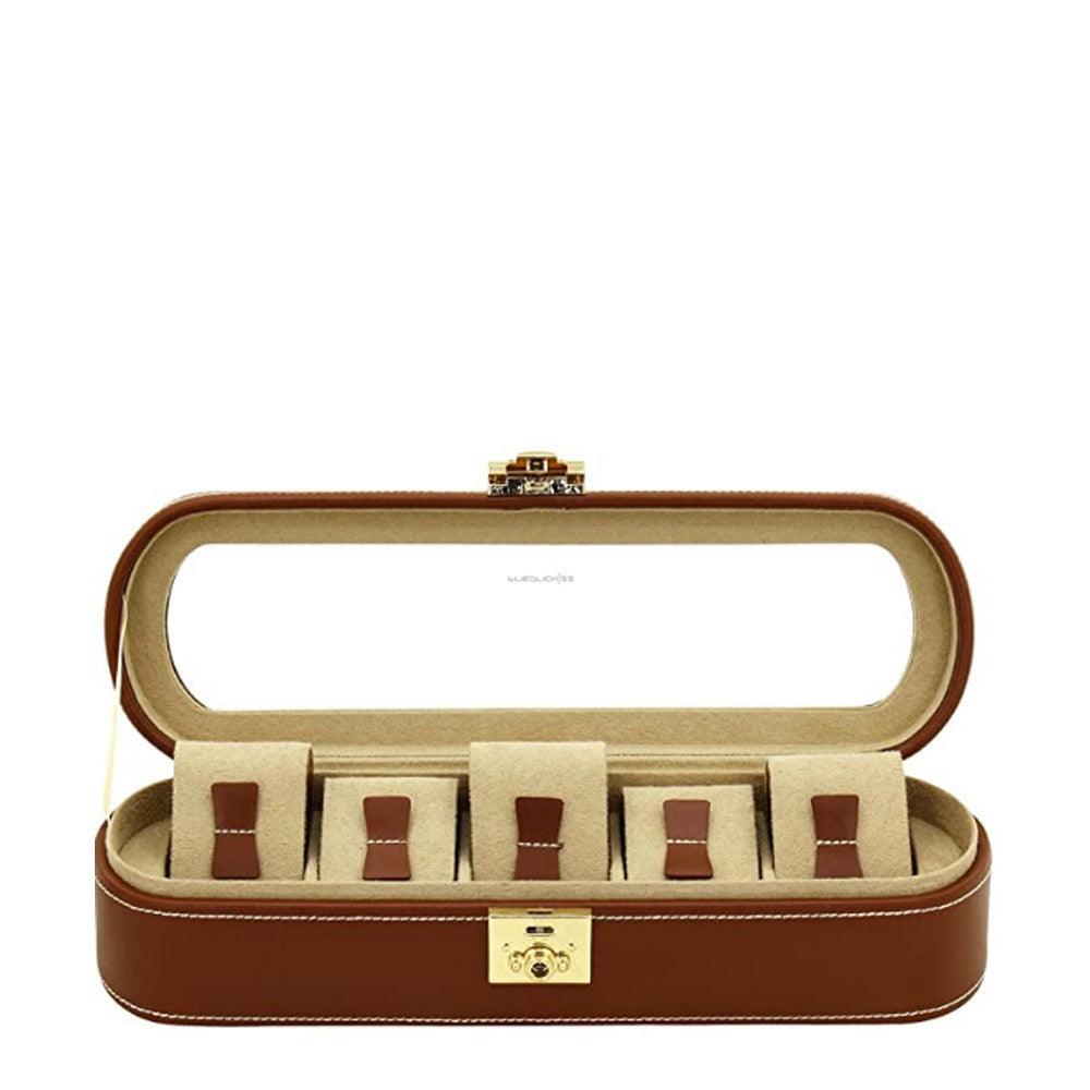 Friedrich23 Cordoba 5-Sitzer Uhrenbox Braun 26393-3 - Capodagli 1937
